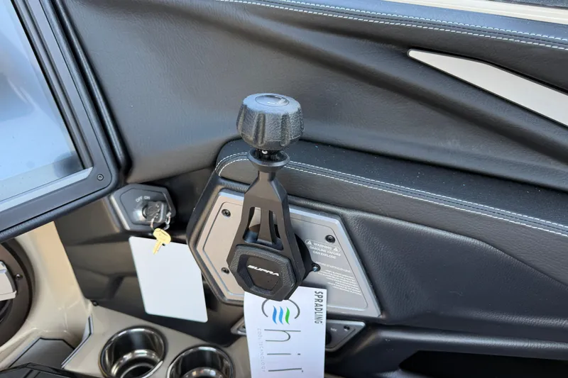 Slide: The Image of 2026 Supra SL 450 interior detail with control knob and sleek design elements. - 57