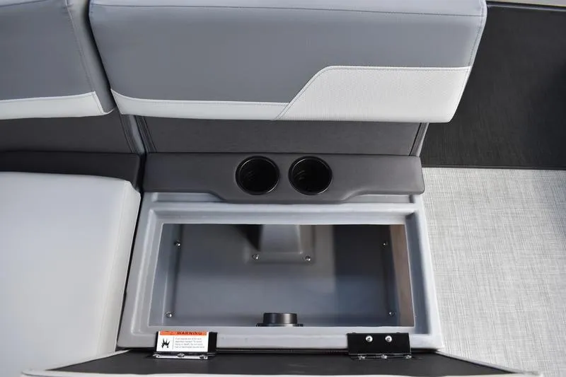 Slide: The Image of Storage compartment in 2026 Lowe LS 170 boat with cup holders and accessories. - 39