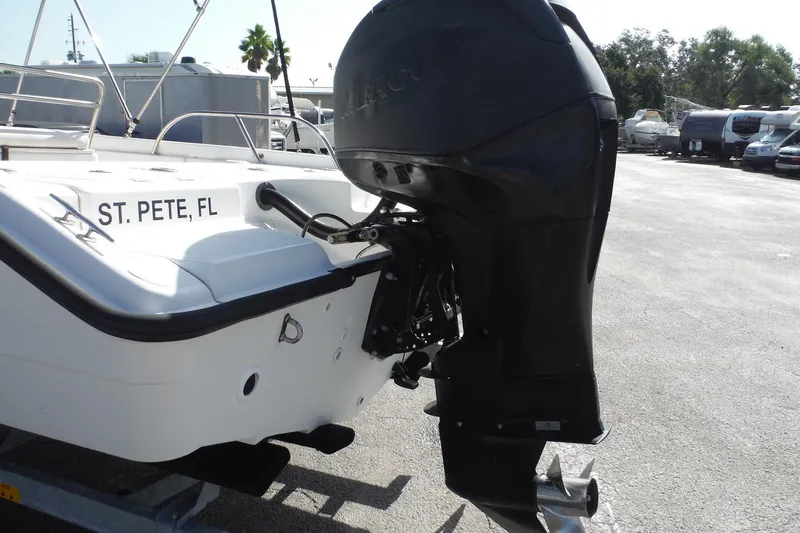 Slide: The Image of 2007 Boston Whaler 180 Dauntless boat with outboard motor, St. Pete, FL. - 29