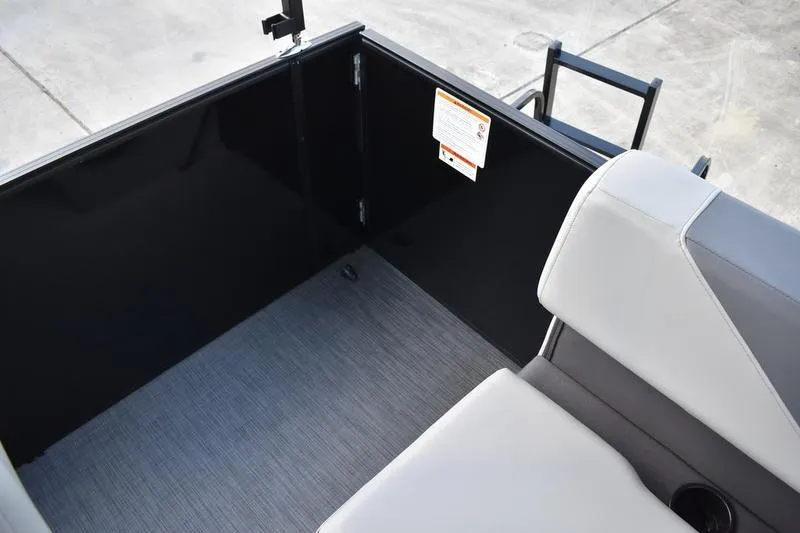 Slide: The Image of Interior view of 2026 Lowe LS 170 boat seating area. - 38