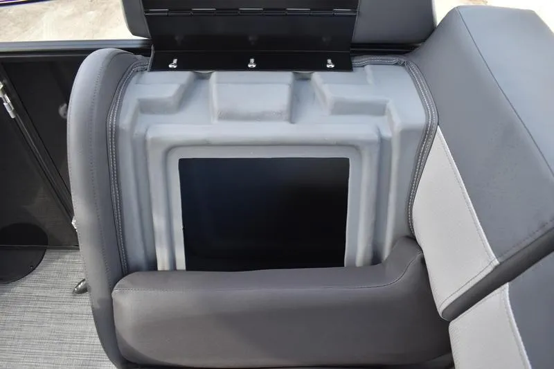 Slide: The Image of 2026 Lowe LS 210 WT boat with stainless steel ski tow bar and deck view. - 41