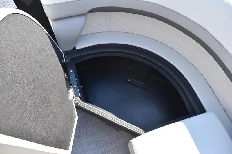 Slide: The Image of 2026 Lowe SS 230 interior with quilted upholstery and sleek design. - 19