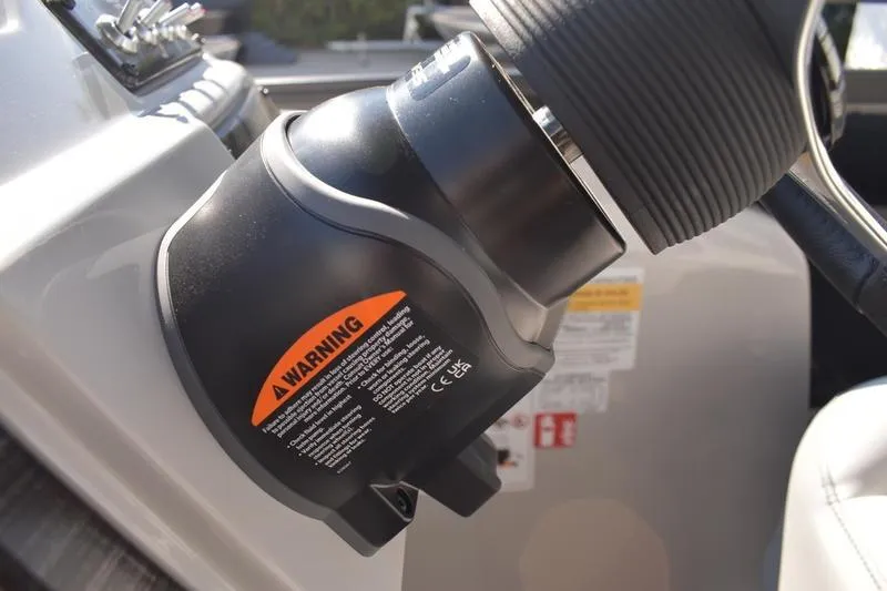 Slide: The Image of Dashboard of 2026 Lowe SS 230 boat with gauges and switches. - 34