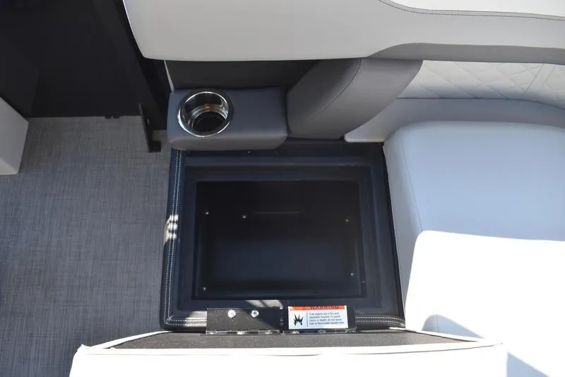 Slide: The Image of 2026 Lowe SS 230 boat deck with sleek railing and modern flooring. - 48