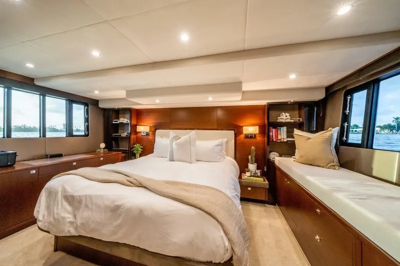 Slide: The Image of Engine room of 2012 Princess 64 Flybridge Yacht. - 20