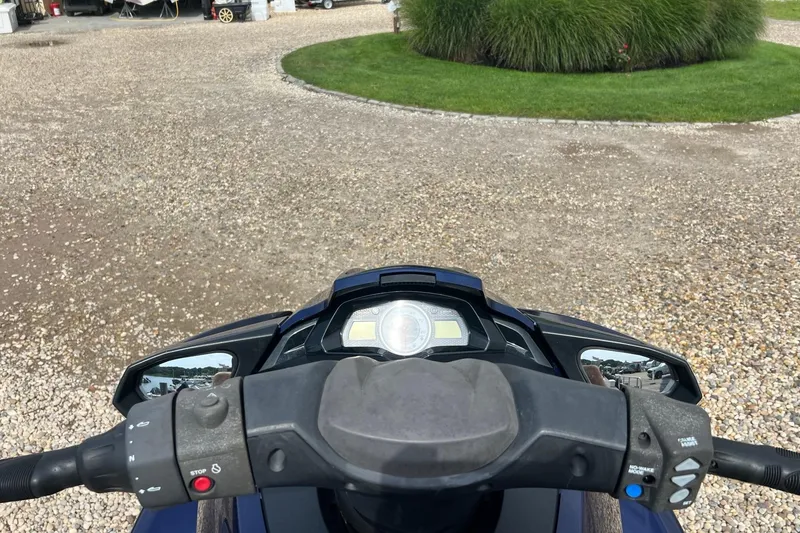 Slide: The Image of 2014 Yamaha WaveRunner FX Cruiser SVHO dashboard view on gravel driveway. - 3
