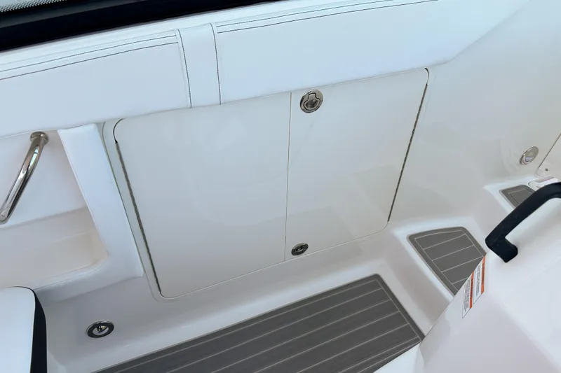 Slide: The Image of Speaker on 2026 Sea Ray Sundancer 320 boat, featuring sleek design and modern aesthetics. - 20