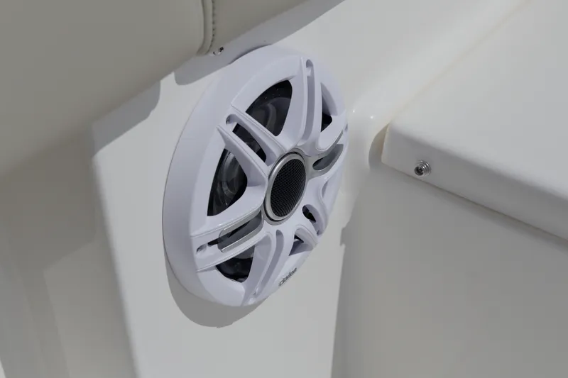 Slide: The Image of White speaker on 2026 Key West 203 FS boat interior. - 25