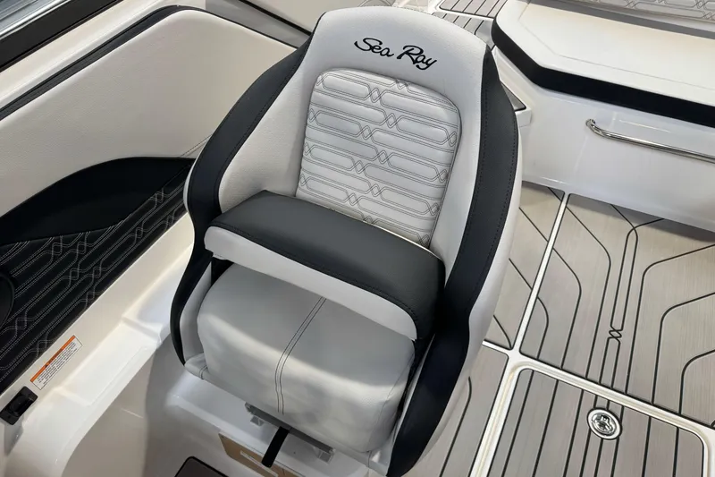 Slide: The Image of 2026 Sea Ray SPX 210 boat seat with elegant design and detailed stitching. - 35