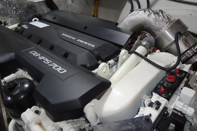 Slide: The Image of Volvo Penta D8-IPS700 engine in 2021 Cruisers Yachts 50 Cantius. - 56