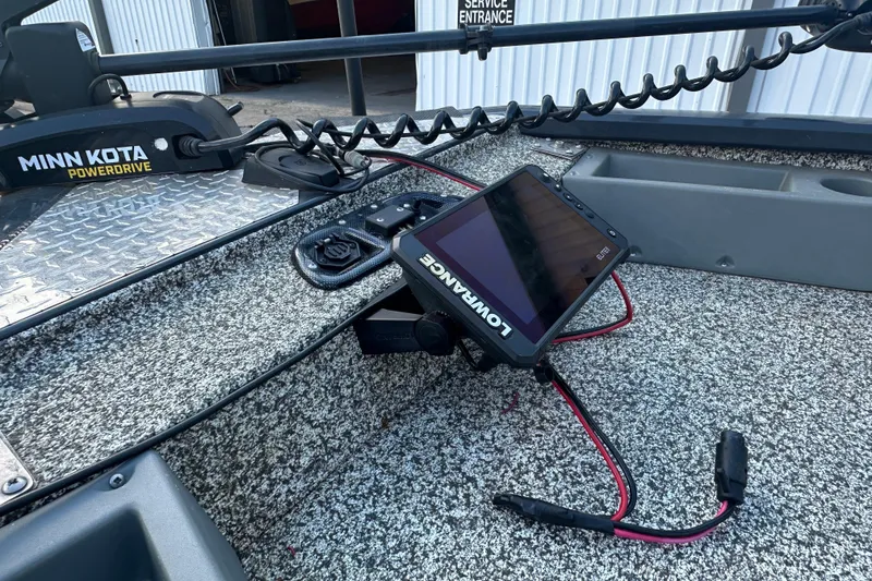 Slide: The Image of 2014 Tracker Pro Team 175 TF boat with Minn Kota PowerDrive and Lowrance electronics. - 11