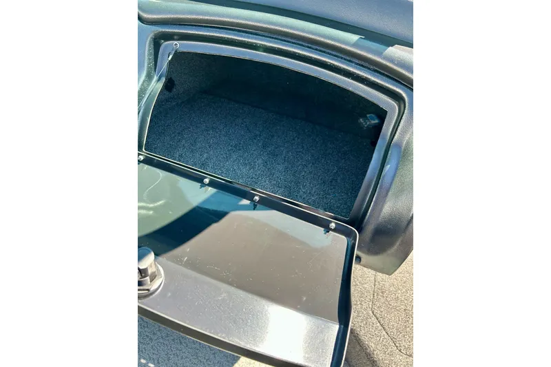 Slide: The Image of Open storage compartment in 2021 Lund 1875 Crossover XS boat. - 20