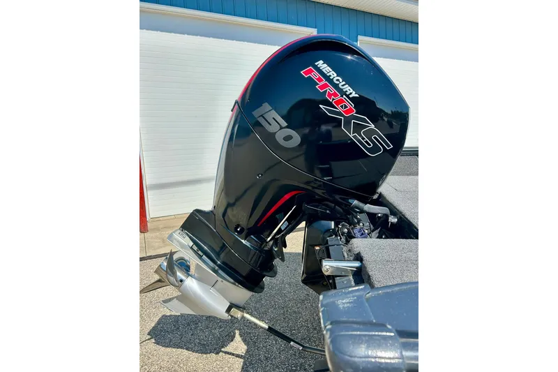 Slide: The Image of 2021 Lund 1875 Crossover XS with Mercury Pro XS 150 outboard motor. - 6