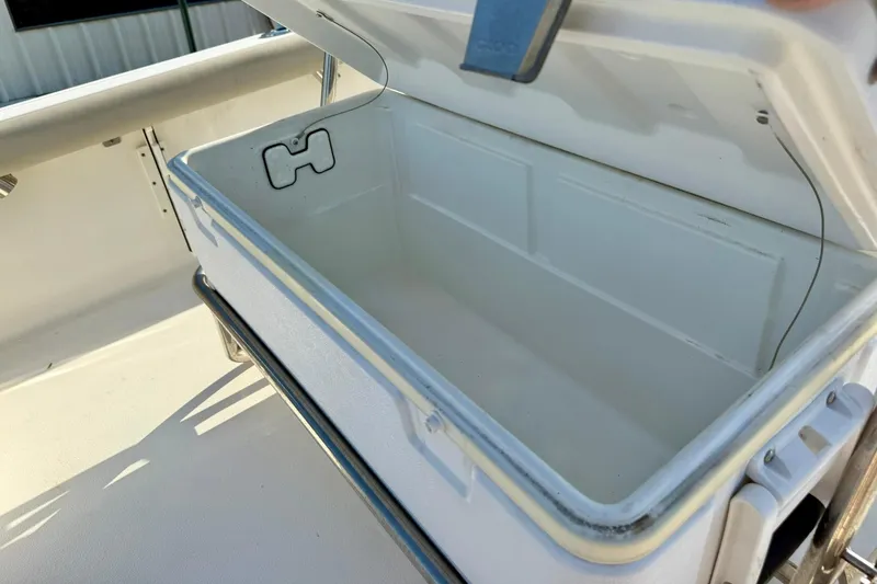 Slide: The Image of Open storage compartment on 2022 Key West 188 Bay Reef boat. - 21