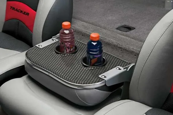Slide: The Image of Manufacturer Provided Image: A fold-down center seat includes drink holders. - 22