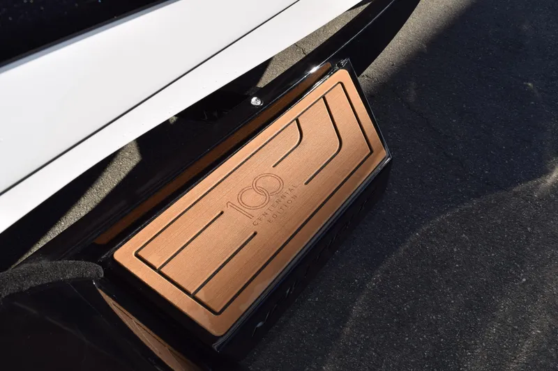 Slide: The Image of 2025 Nautique Super Air Nautique G23 Paragon centennial edition detail on deck. - 19