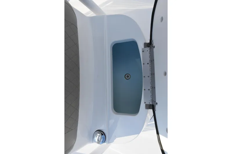 Slide: The Image of 2021 Sportsman Tournament 234 Bay Boat livewell interior view. - 20
