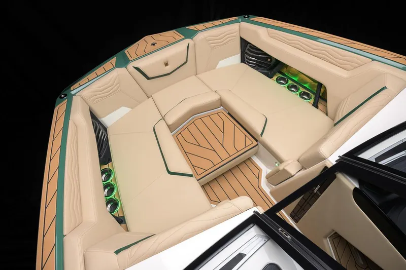Slide: The Image of Manufacturer Provided Image: 2025 Nautique Super Air Nautique G23 interior with luxurious seating and stylish design. - 31