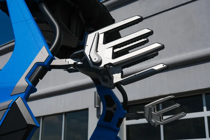 Slide: The Image of Robotic arm of Supra SA450 2026, featuring advanced mechanical design and blue accents. - 43