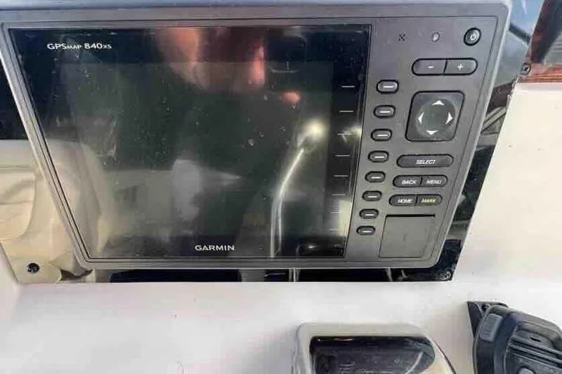 Slide: The Image of Garmin GPSmap 840xs on 2005 Sea Ray 290 Amberjack boat dashboard. - 14