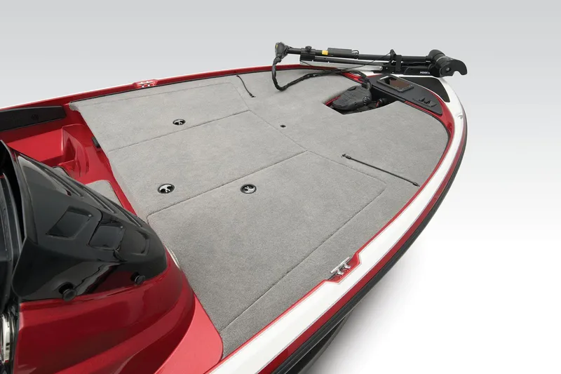 Slide: The Image of Open storage compartments on a 2026 Nitro Z17 boat deck. - 12