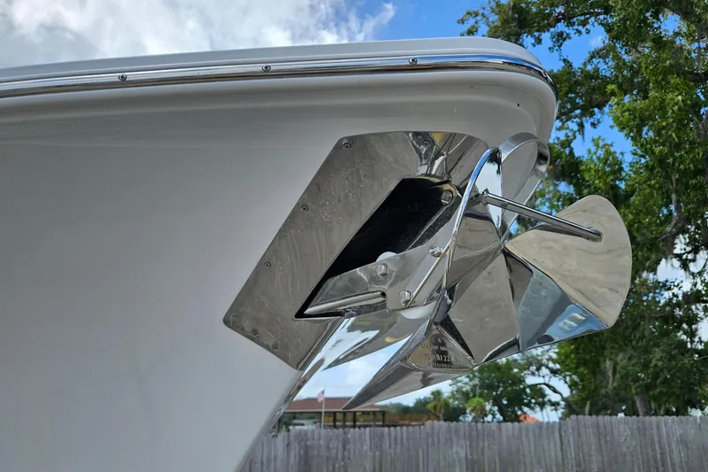 Slide: The Image of Close-up of 2026 Sea Hunt Ultra 305 SE boat anchor detail. - 39