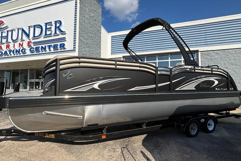 The Image of 2026 JC Neptoon 25TT Sport pontoon boat at Thunder Marine Boating Center. - 2