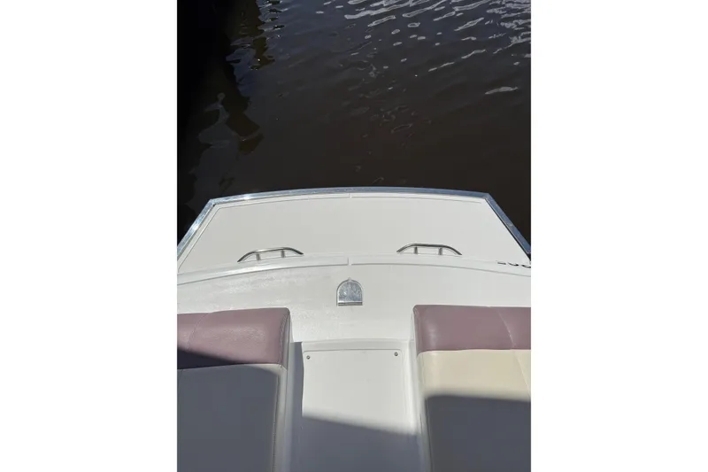 Slide: The Image of 2010 Cobalt 296 boat stern view with water in the background. - 41