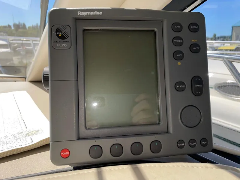 Slide: The Image of Raymarine Pathfinder RL70 display on 1999 Bayliner 3388 Motoryacht. - 28