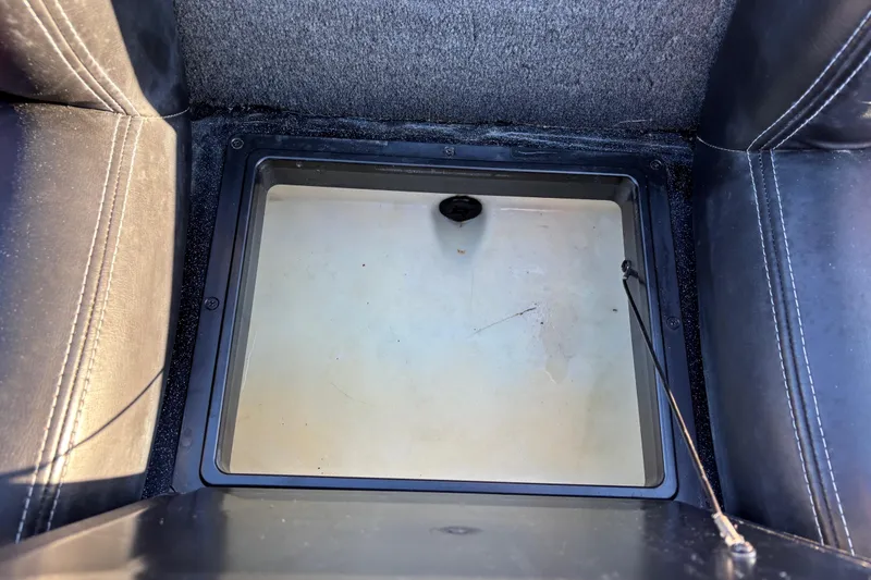 Slide: The Image of Lowrance Elite device on 2011 Skeeter ZX250 boat, outdoor setting. - 35