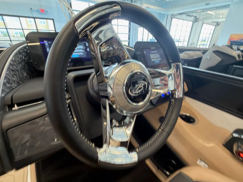 Slide: The Image of Steering wheel of 2026 Barletta L25MA with modern controls. - 49