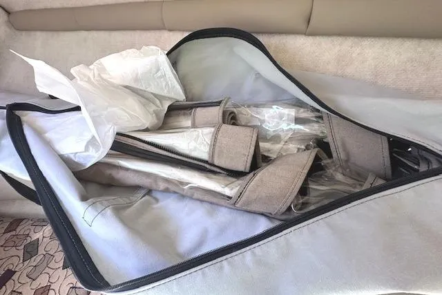 Slide: The Image of Storage bag with canvas covers for 2001 Sea Ray 245 Weekender boat. - 23