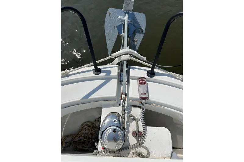 Slide: The Image of 2022 Beneteau Flyer 8 SUNdeck anchor system with winch and controls. - 9
