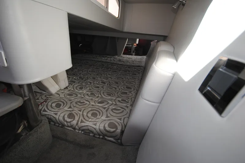 Slide: The Image of Interior of 2017 Formula 370 Super Sport with TV and modern furnishings. - 18