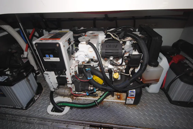 Slide: The Image of Engine compartment of 2017 Formula 370 Super Sport with Kohler generator. - 25