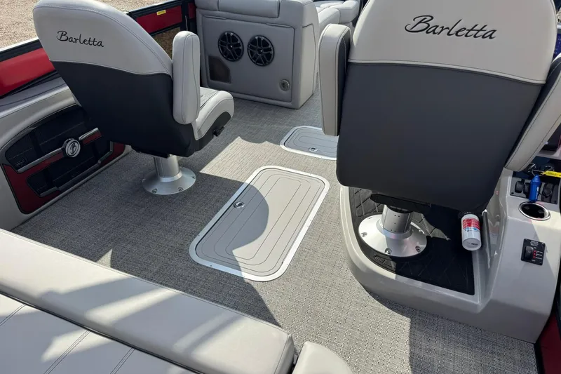 Slide: The Image of 2025 Barletta LUSSO 25UCAT interior with plush seating and modern design. - 20