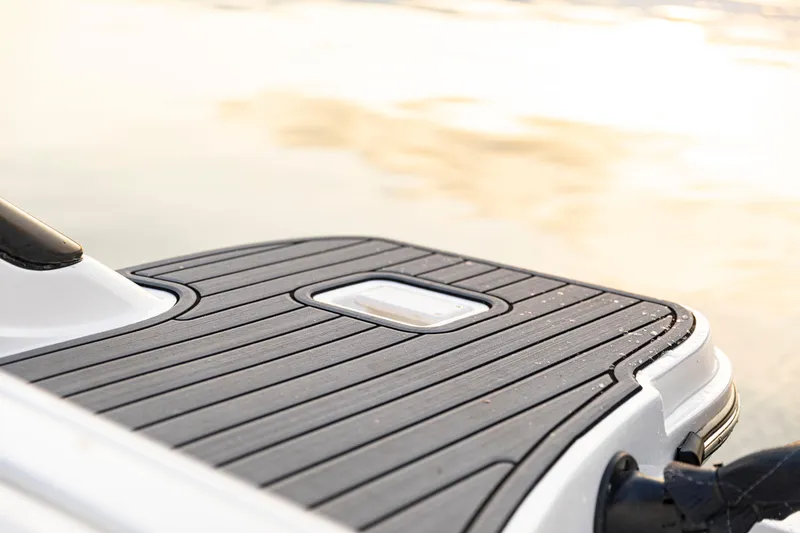 Slide: The Image of 2026 Bayliner Trophy T22CC boat deck with sleek design and modern finish. - 29