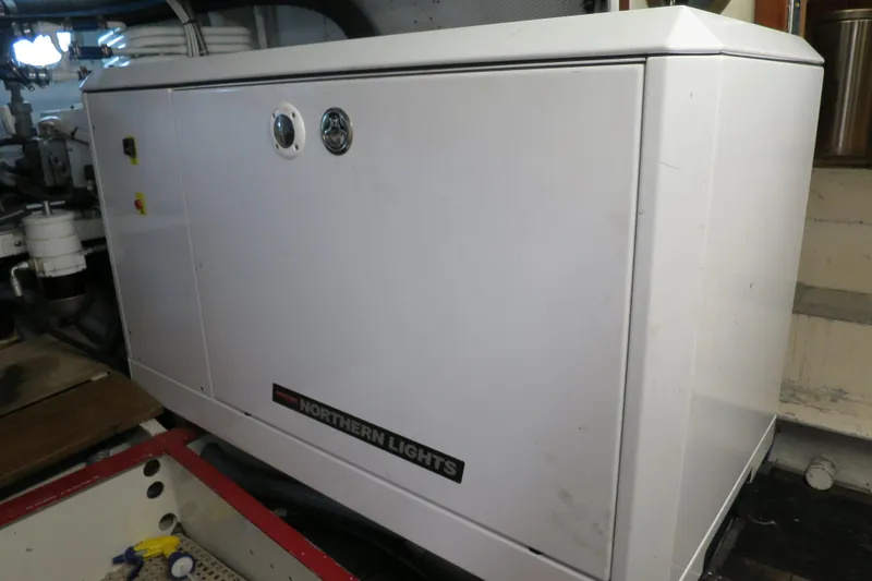 Slide: The Image of 1964 Striker Cockpit bathroom with modern fixtures and wooden flooring. - 35