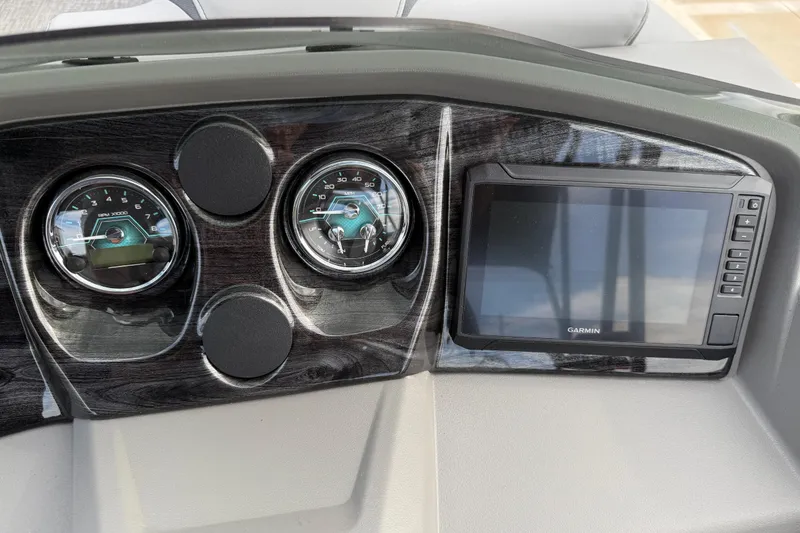 Slide: The Image of Dashboard of 2026 Avalon LSZ Rear Fish with gauges and Garmin display. - 41