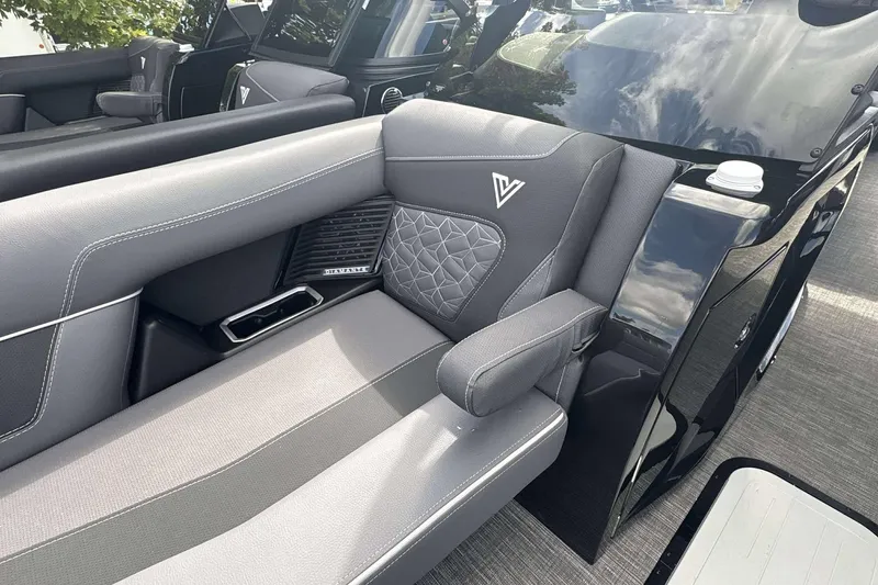 Slide: The Image of Luxurious seating in 2026 Viaggio D26U boat, featuring sleek design and premium materials. - 20