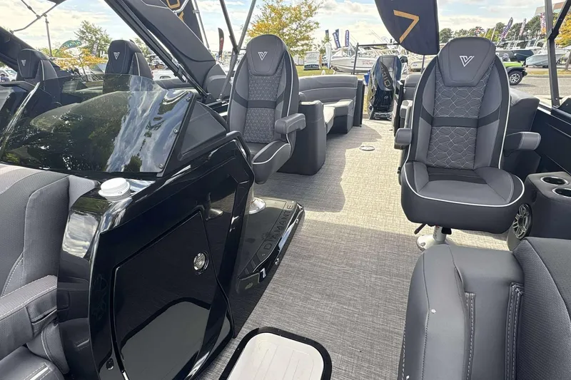 Slide: The Image of Luxurious interior of 2026 Viaggio D26U boat with modern seating and sleek design. - 4