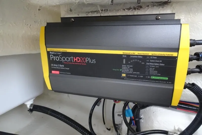 Slide: The Image of ProMariner ProSportHD20Plus marine battery charger in 2026 Cobalt A29 boat. - 27