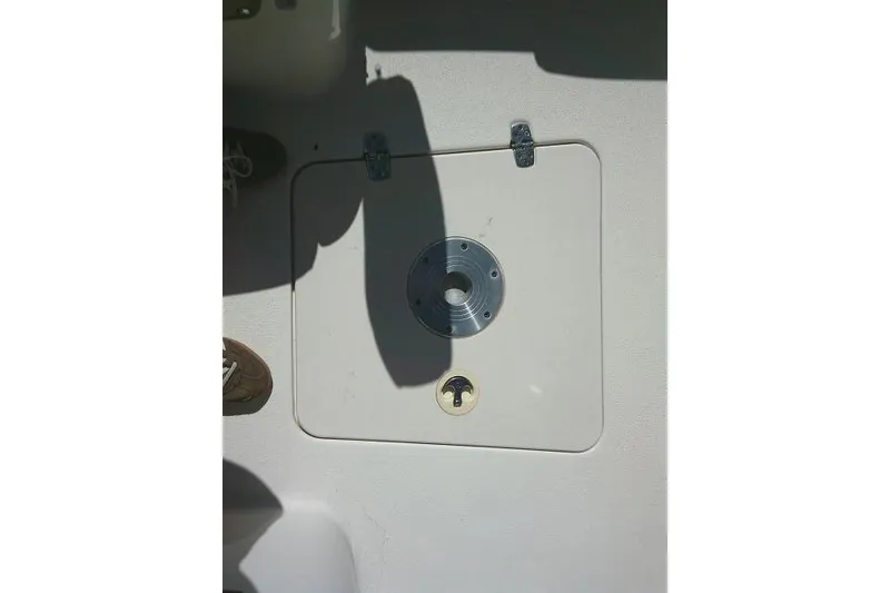 Slide: The Image of Hatch cover on 2023 Carolina Skiff 26 Ultra Elite boat deck. - 22