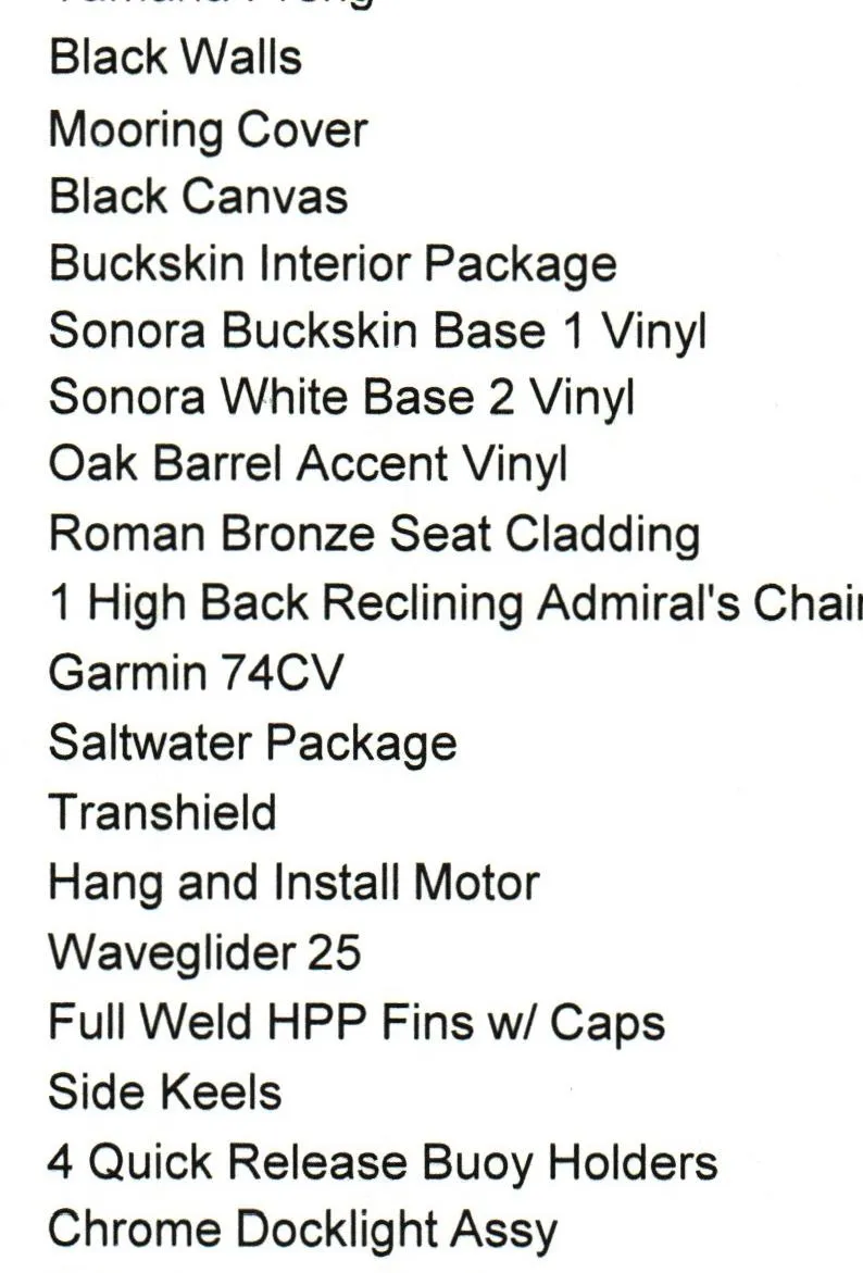 Slide: The Image of 2022 Avalon Catalina Entertainer features: black walls, mooring cover, Buckskin interior, Garmin 74CV, saltwater package. - 6