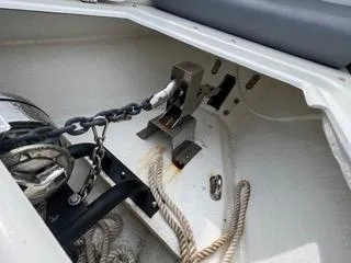 Slide: The Image of Anchor chain and rope setup on a 2026 Brig Eagle 8 boat. - 23