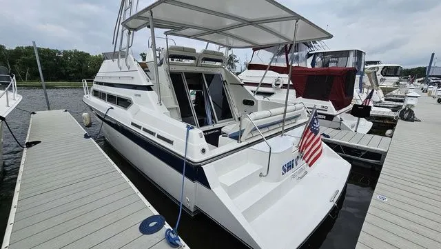 Slide: The Image of Carver Yachts 3467 Santego 1990 - 2