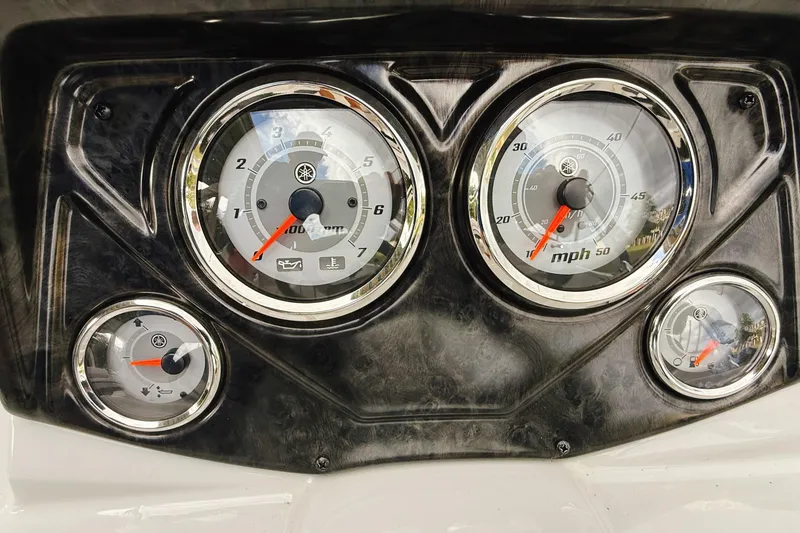 Slide: The Image of 2023 G3 BOATS Select 18F pontoon boat on trailer, parked outdoors. - 8