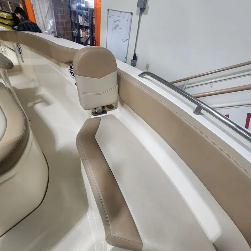 Slide: The Image of Interior view of Scout 215 XSF boat, 2023 model. - 29