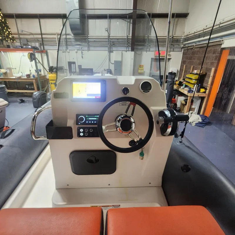 Slide: The Image of Control console of Zodiac Medline 6.8 boat, year 2024. - 10