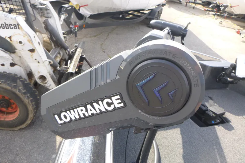 Slide: The Image of Lowrance equipment on 2023 Nitro ZV19 Sport Pro boat, emphasizing navigation and control. - 10